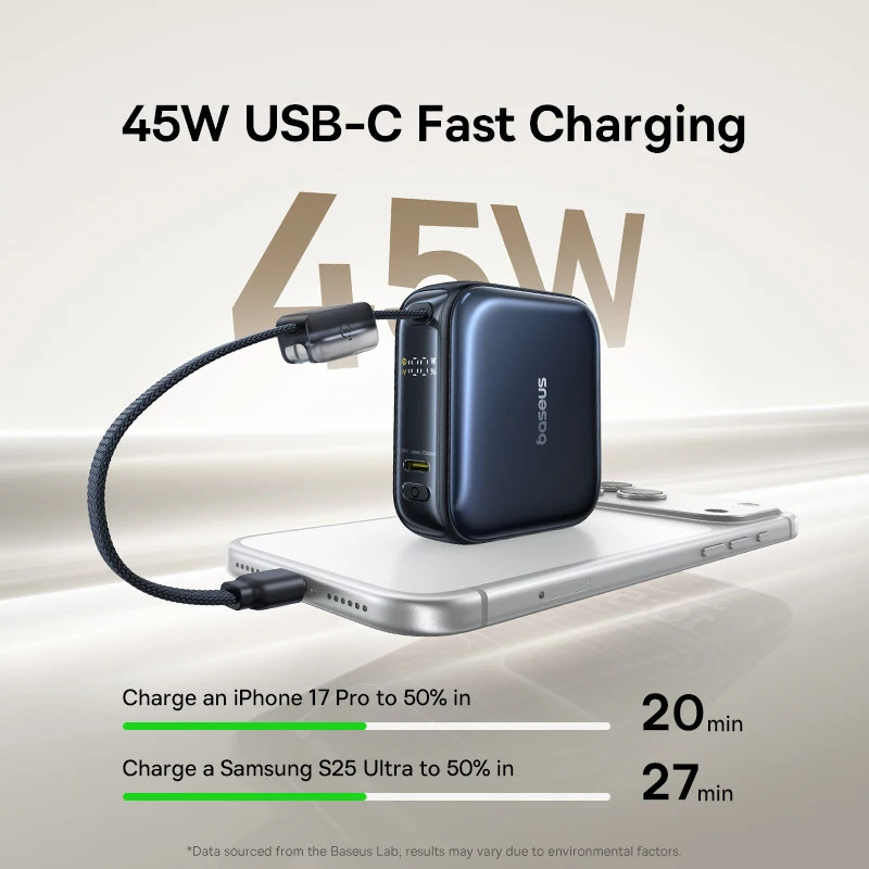 Baseus PicoGo AC22 vs a Standard 10,000mAh Power Bank: Is a Tiny Power Bank Smarter Than a Standard 10,000mAh Pack?