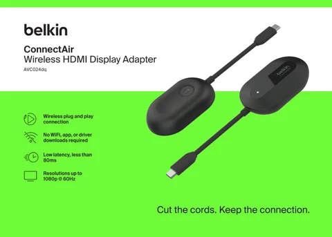 Belkin ConnectAir Wireless HDMI Display Adapter vs a USB-C to HDMI Cable: The Real Choice Most Buyers Are Making