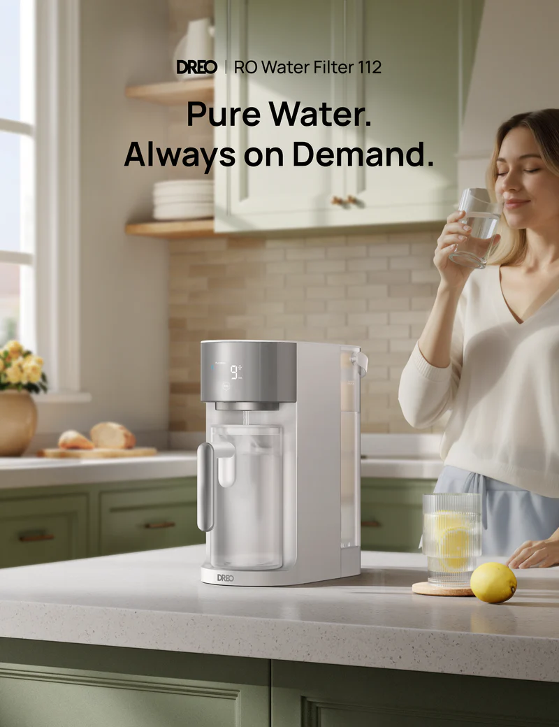 DREO RO Water Filter 112 Review: A Compact Countertop RO System We’d Actually Recommend for Small Kitchens