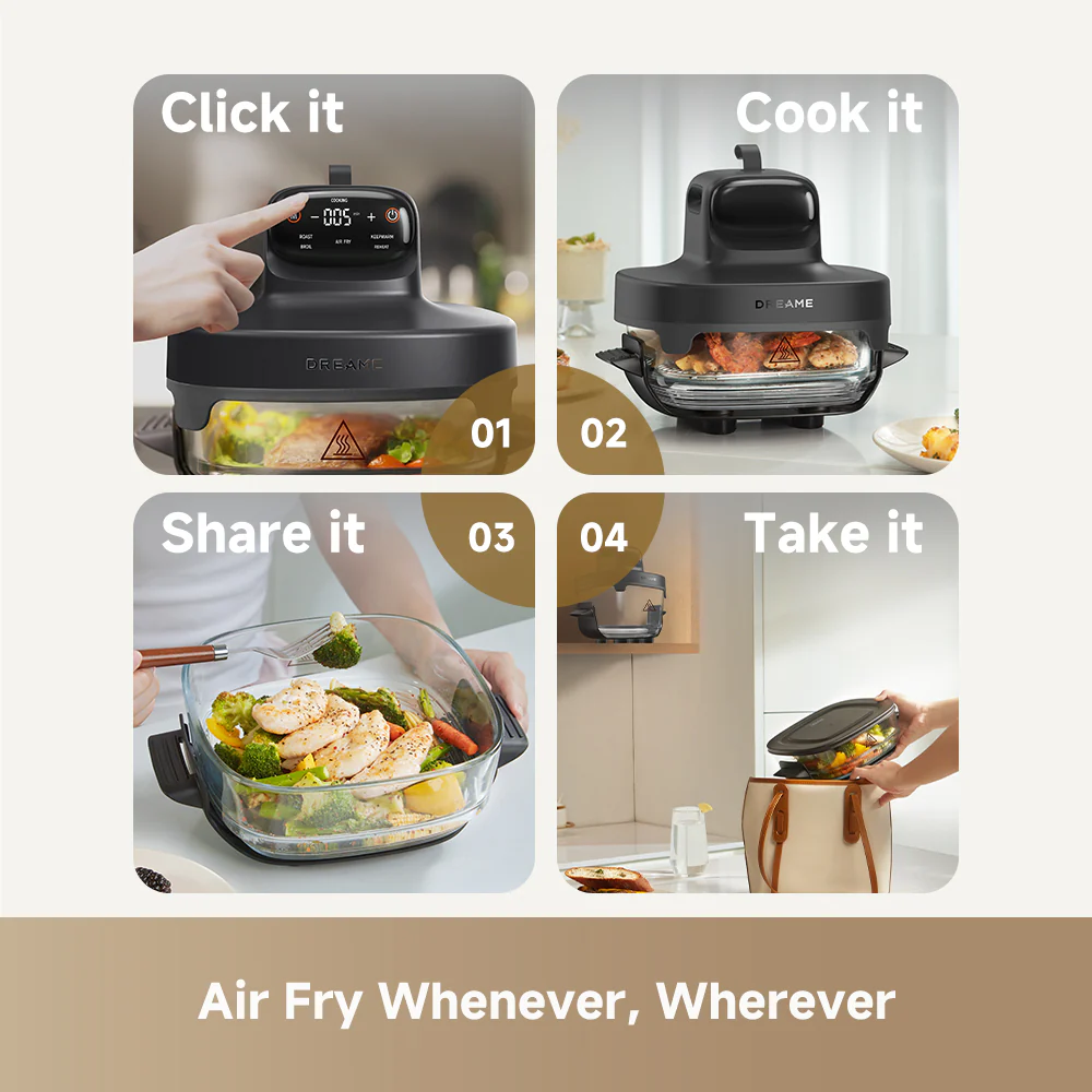 Dreame Tasti PT60 Review: A Smart Glass Air Fryer That Feels Fresh to Use, but Not Perfect