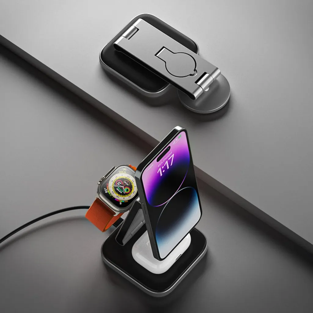 Satechi 3-in-1 Foldable Wireless Charging Stand with Qi2 25W Review: One of the Few Premium Chargers That Actually Feels Worth Paying For Satechi 3-in-1 Foldable Wireless Charging Stand with Qi2 25W Review: One of the Few Premium Chargers That Actually Feels Worth Paying For