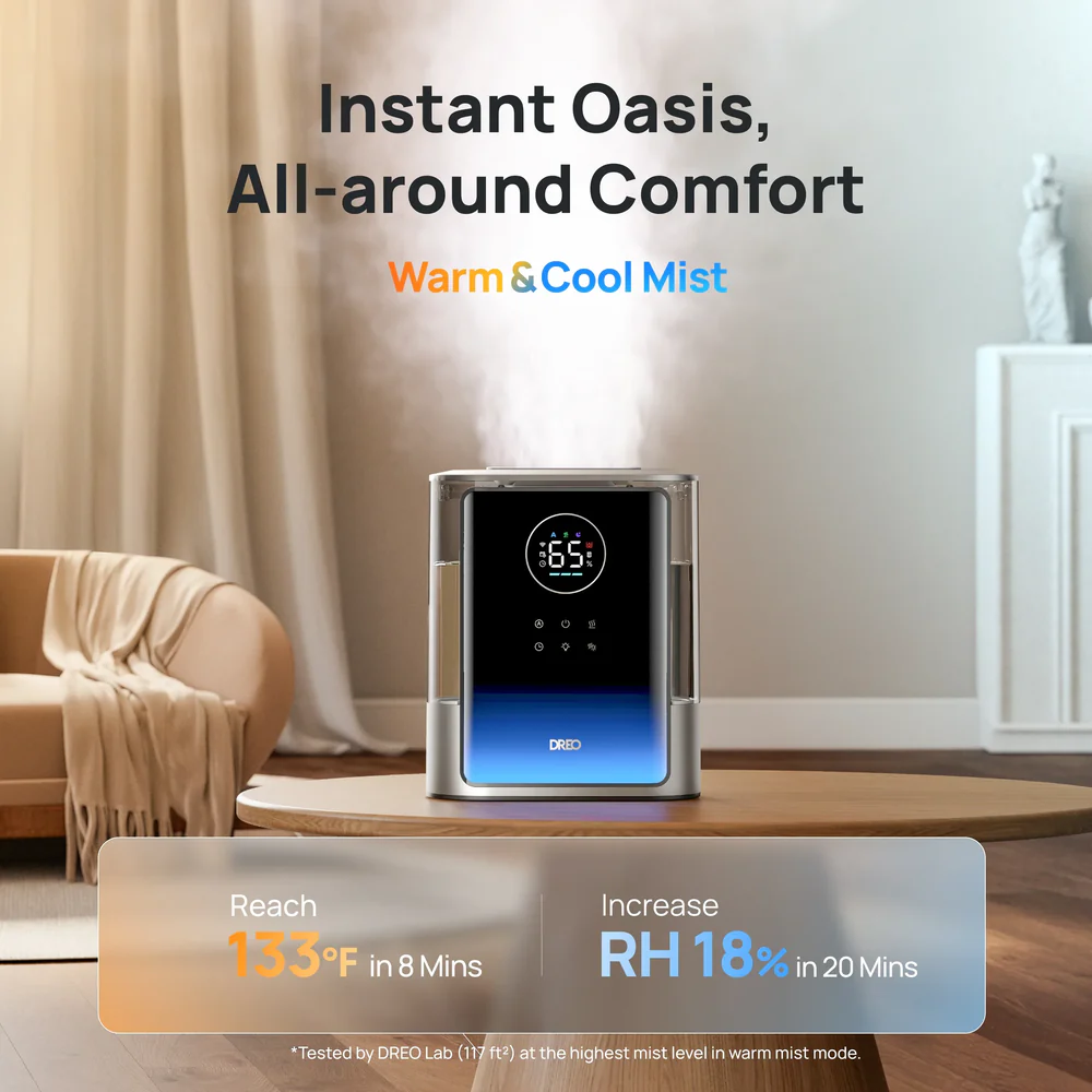 DREO Smart Humidifier 717S Review: Big Capacity, Strong Output, and One Important Ownership Catch
