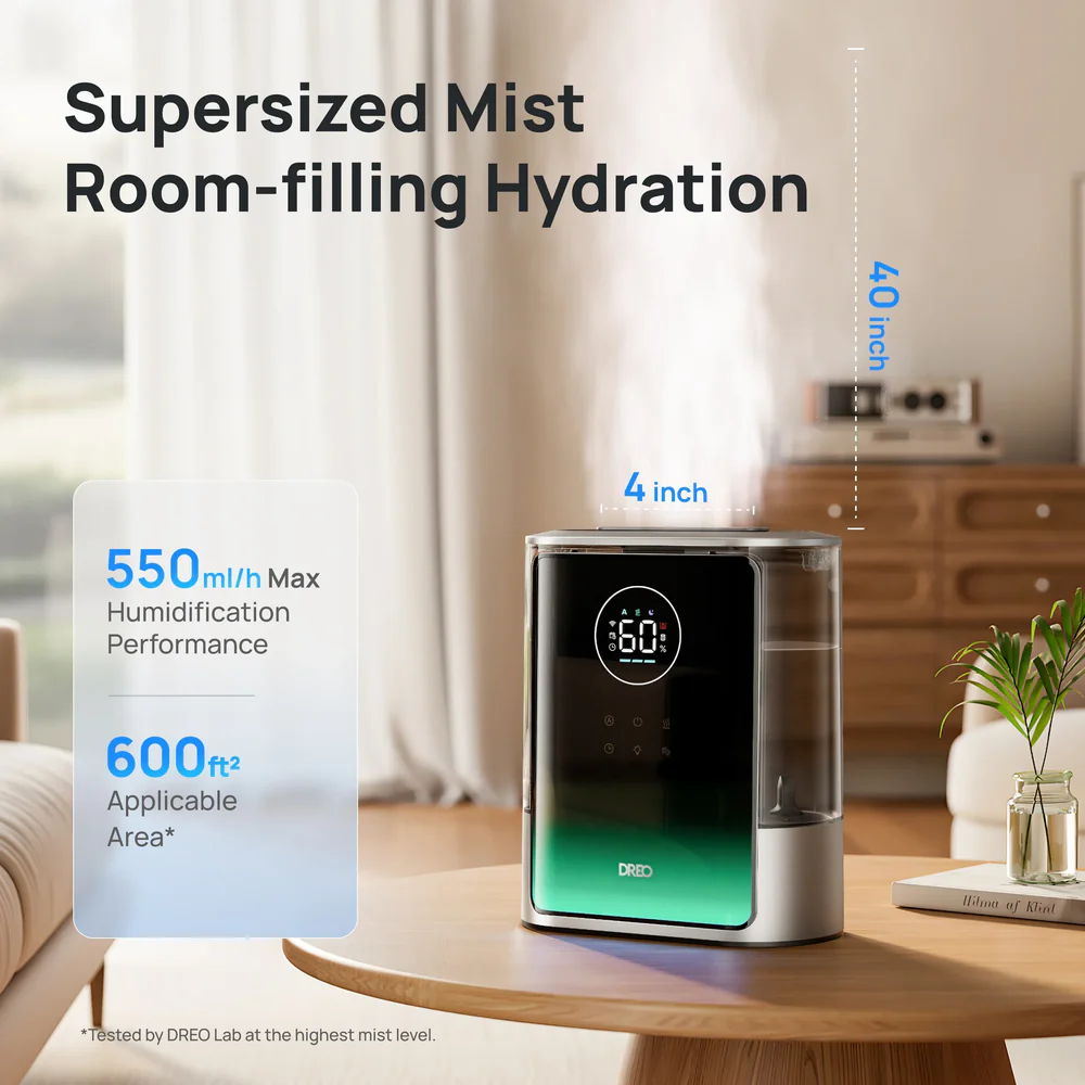 DREO Smart Humidifier 717S Review: Big Capacity, Strong Output, and One Important Ownership Catch