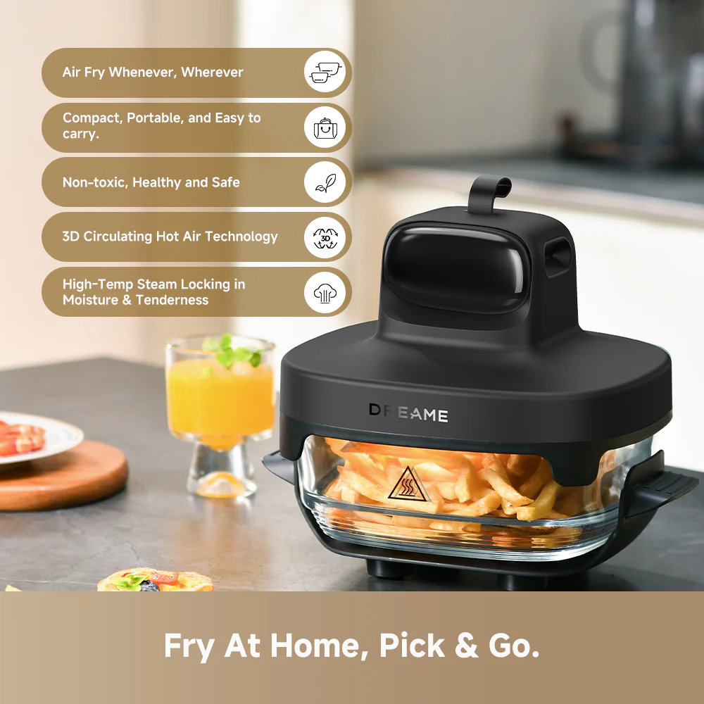 Dreame Tasti PT60 Review: A Smart Glass Air Fryer That Feels Fresh to Use, but Not Perfect