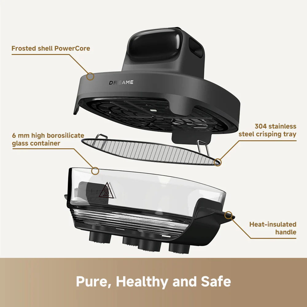 Dreame Tasti PT60 Review: A Smart Glass Air Fryer That Feels Fresh to Use, but Not Perfect