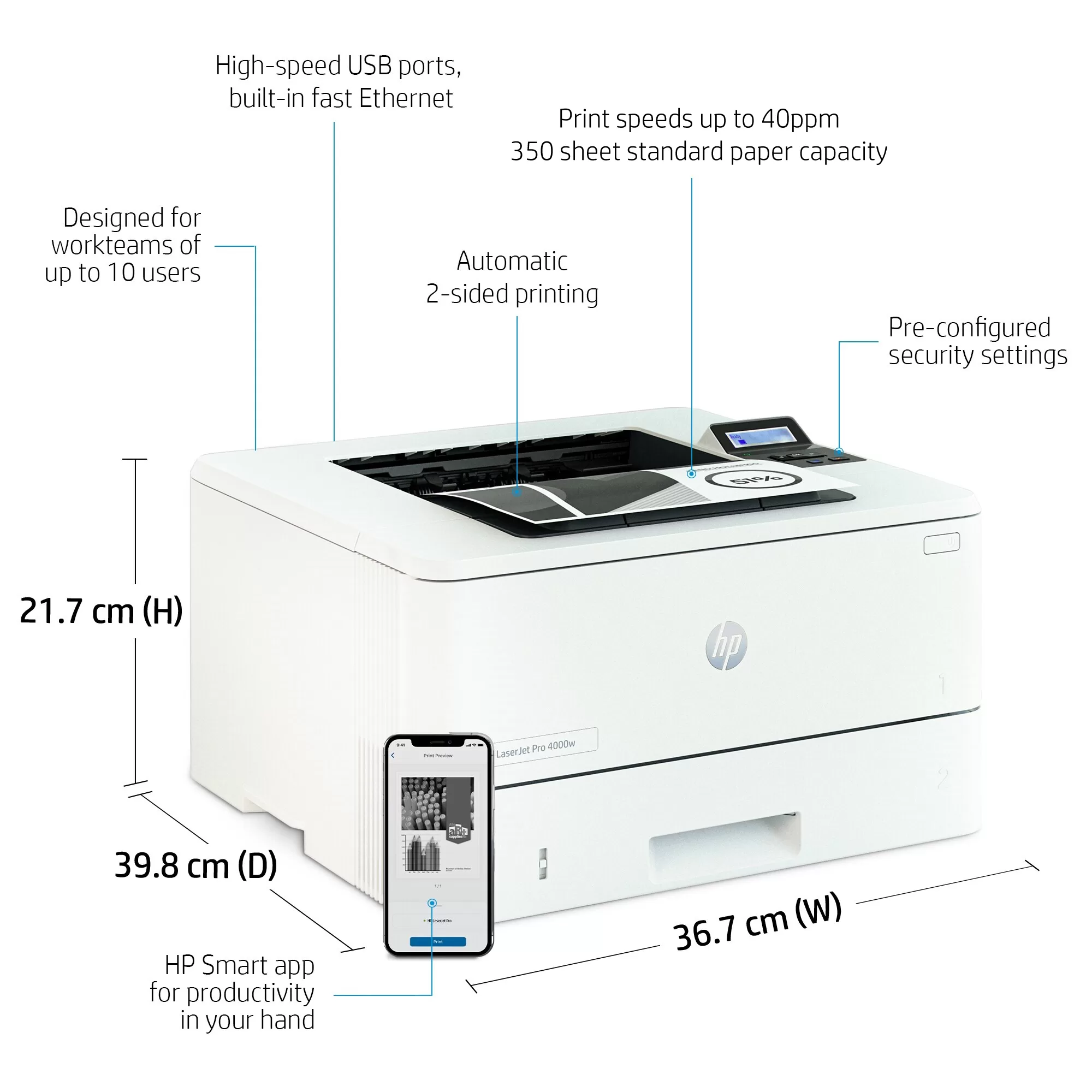 HP LaserJet Pro 4000 Series Review: Fast, focused, and still one of the easiest monochrome office printers to recommend HP LaserJet Pro 4000 Series Review: Fast, focused, and still one of the easiest monochrome office printers to recommend