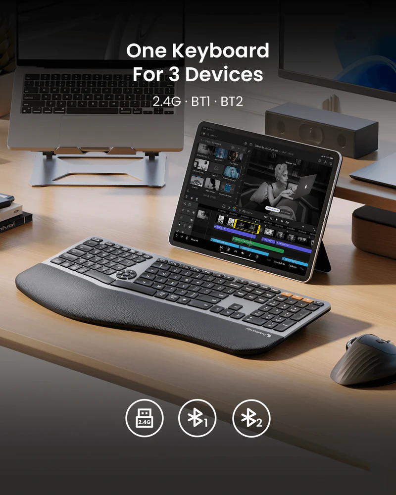 ProtoArc EK01 Plus Backlit Ergonomic Keyboard Review: A Smart Ergonomic Buy That Gets the Important Things Right